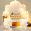 Diwali With Family Personalized LED Lamp With Wooden Base Online