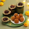 Diya and Ladoo Hamper Online