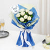Doctor's Day Heartfelt White Rose Bouquet