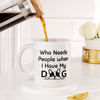 Dog Love Personalized White Ceramic Mug Online