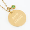 Gift Dream Big - Personalized And Coloured Stone Pendant Chain
