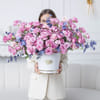 Dream Purple Roses Box Arrangement
