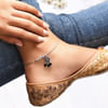 Dreamcatcher Inspired Oxidised Anklet Online