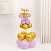 Buy Dreamy Lavender & Gold Birthday Balloon Bouquet