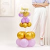 Dreamy Lavender & Gold Birthday Balloon Bouquet
