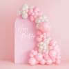 Dreamy Pink And Grey Birthday Balloon Decor Online