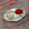 Gift Dry Fruits & Mishri in Potli with Roli & Chawal