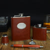 Gift Dual Hip Flask Set - Single Piece