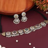 Gift Dual tone Choker Set With Jhumka