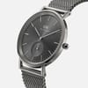Gift DW Classic Analog Watch for Man with Graphite Grey Round Dial & Graphite Bracelet Band