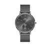 DW Classic Analog Watch for Man with Graphite Grey Round Dial & Graphite Bracelet Band