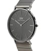 Gift DW Classic Analog Watch for Man with Grey Round Dial & Grey Bracelet Band
