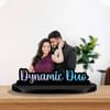 Dynamic Duo Personalized Acrylic Photo Frame Dynamic Duo Personalized Acrylic Photo Frame