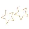 Gift Earrings - Incomplete Star Hoop - Gold - Juju Joy