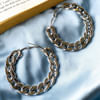 Gift Earrings - Link Chain Hoops - Juju Joy