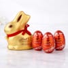 Buy Easter Blooms & Lindt Bunny Milk Chocolate Gift Box