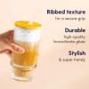 Shop Easy Sips Ribbed Glass Sipper With Reusable Straw