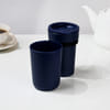 Gift Eco-Friendly Blue Ceramic Tumbler