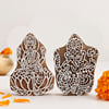 Eco-friendly Wooden Ganesha And Laxmi Ji