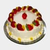 Eggless Fresh Pineapple Strawberry Cake Online