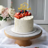 Gift Eid Mubarak Pearl-Kissed Berry Cake (500 g)