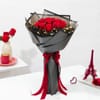 Buy Elegance Of Red Rose LED Bouquet For Valentine's Day