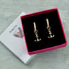 Shop Elegant Anchor Shape Pearl Earrings