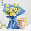 Elegant Blooms And Butterscotch Delight Combo Online