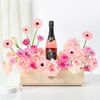 Elegant Blooms And Wine Delight Online