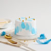 Gift Elegant Blue Pearl Cake