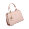 Gift Elegant Charm Handbag With Detachable Strap - Crepe Pink/ Blush Pink