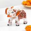 Gift Elegant Elephant Tealight Candle Holder - Set Of 2