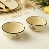 Buy Elegant Floral Ceramic Bowls (Set of 2)