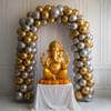 Elegant Golden and Silver Balloon Decor Online