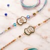 Buy Elegant Kundan Rakhi Hamper with Ferrero Rocher