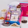 Elegant Kundan Rakhis And Indulgence Hamper Online