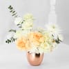 Buy Elegant Peach & Ivory Floral Arrangement for Him