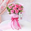 Elegant Pink Rose Bouquet for Mother's Day Online