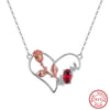 Elegant Red Gemstone Mom Pendant Online