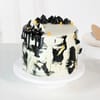 Gift Elegant Semi-Fondant Swirl Cake (1 Kg)