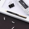 Buy Elegant & Stylish Black Ball Pen - Customized with Name