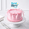 Elegant Vintage Ribbon Cake for Brother