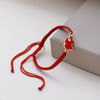 Gift Elephant Evil Eye Bracelet Rakhi (Set of 2)