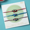 Gift Elephants Decorative Enamel Rakhi (Set of 3)