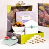 Emerald Clover Rakhi & Kaju Katli Gift Hamper