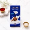 Shop Emerald Clover Rakhi with Chocolate