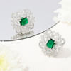 Buy Emerald Green CZ Necklace Set