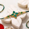 Buy Emerald Rakhi and Toblerone Combo