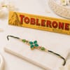 Emerald Rakhi and Toblerone Combo Online