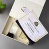 Gift Employee Appreciation Certificate, Voucher & Trophy in Gift Box- Customized with Logo & Name